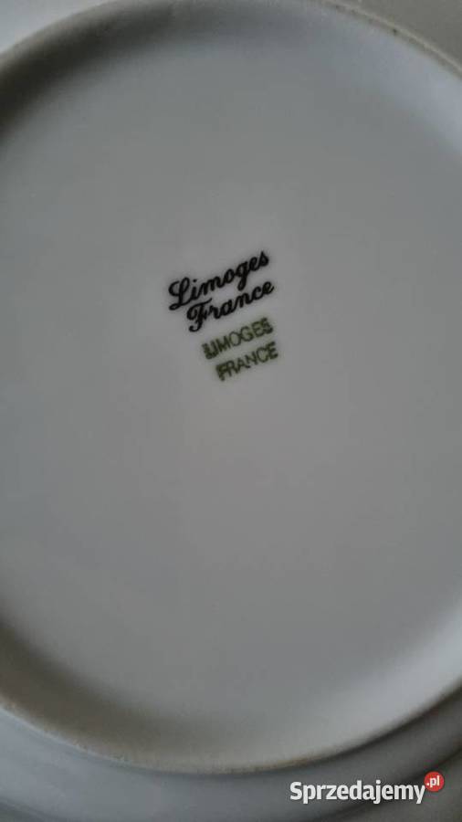 Talerze Głębokie Obiadowe Porcelana Francuska Wola Podłężna