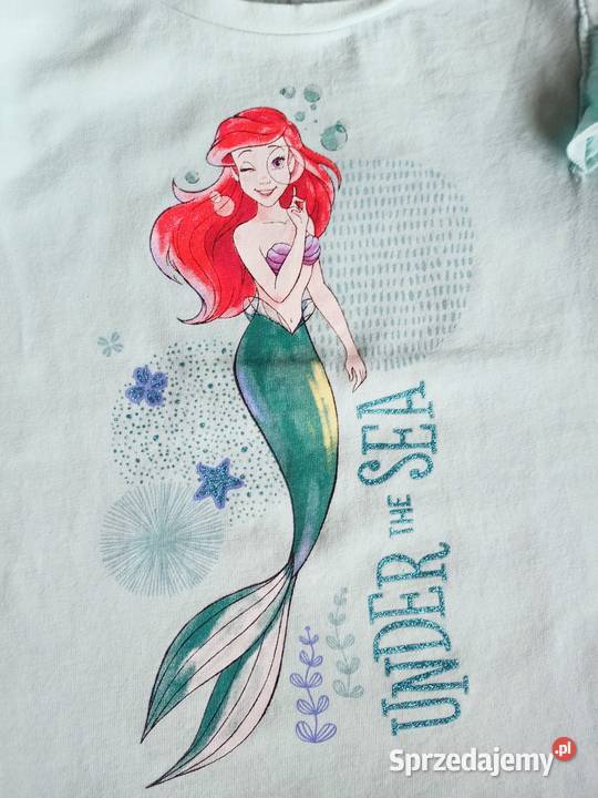 Tshirt koszulka dziewczęca turkusowa Ariel 110 Płock
