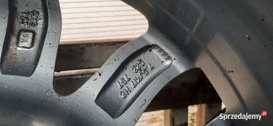 Felgi 17 aluminiowe CMS 17x75 5x1143 ET35 Mazda pomorskie