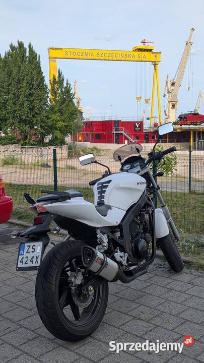 Hyosung GT125 Comet Naked biały kategoria B A1 Szczecin