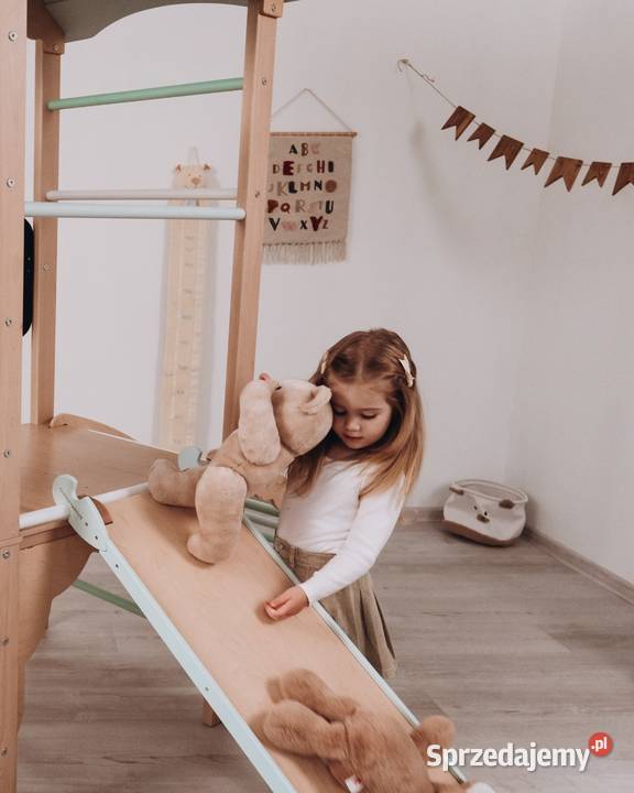 zjeżdżalnia dwustronna Woodiko drewnopastel Kraków