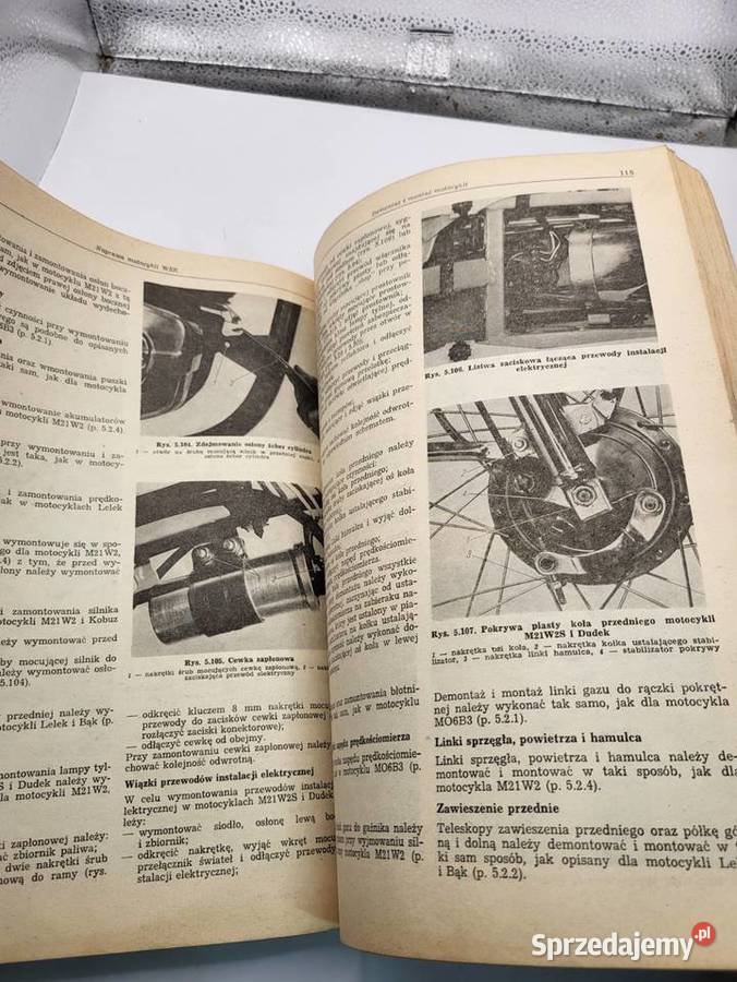 ksiąką katalog napaw instrukcja wsk M06B3 M21W2 Pokrywy i osłony silnika śląskie Rybnik
