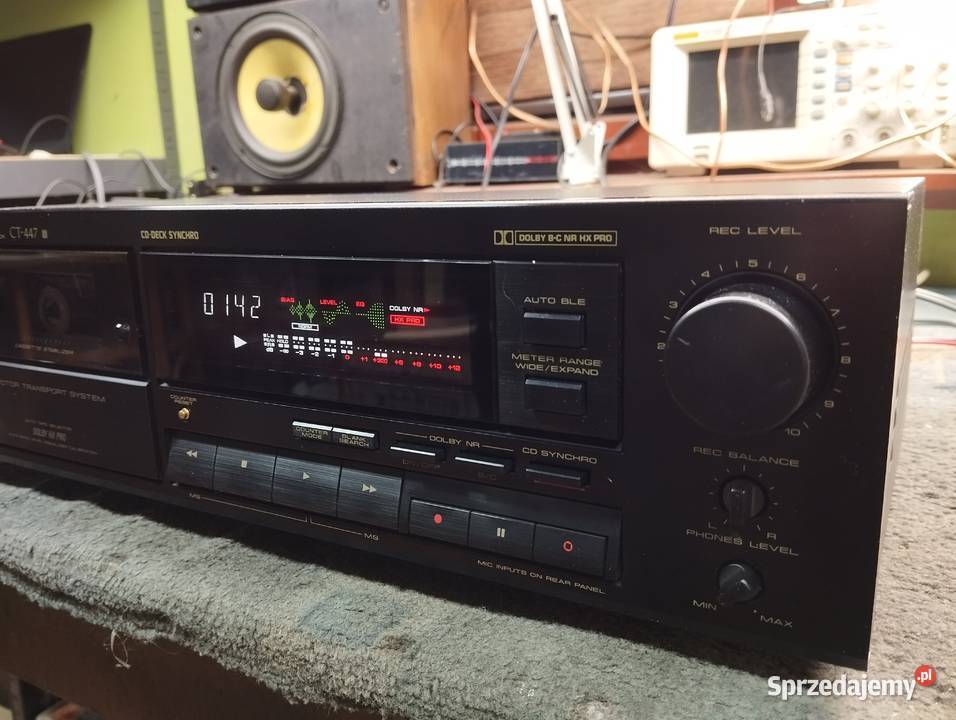 Magnetofon kasetowy stereo HiFi Pioneer CT447 Zabrze sprzedam