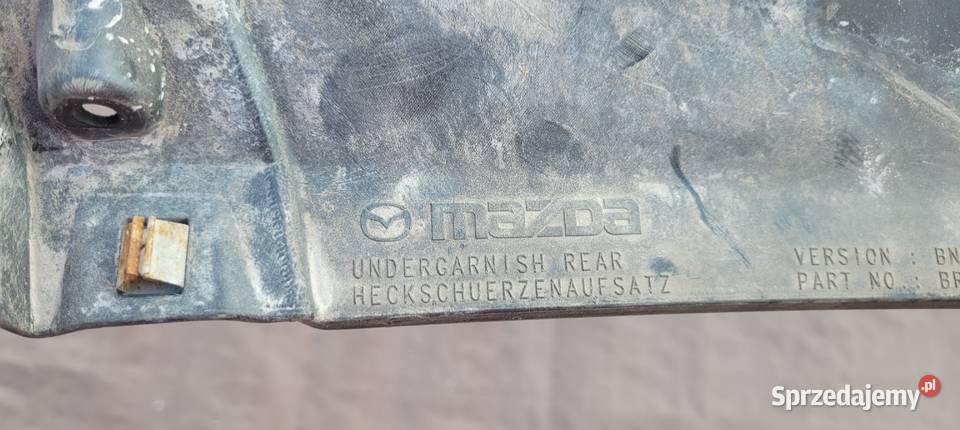 Mazda 3 BN 16 DOKŁADKA ZDERZAKA TYL SPOILER Karoseria śląskie Ruda Śląska
