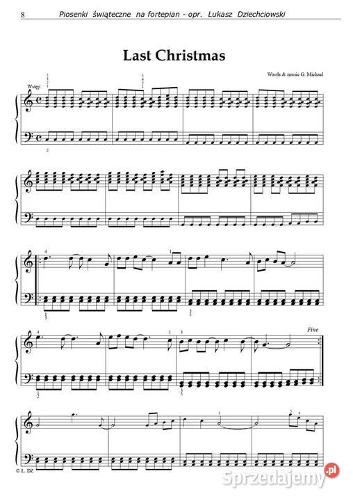Piosenki świąteczne na pianino nuty kolędy Wrocław