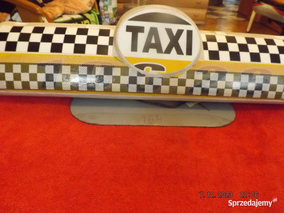 Sprzedam transparent TAXIkogut w b stanie Warszawa