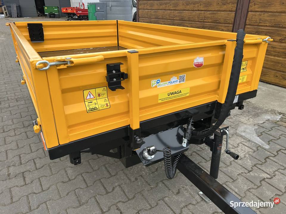 Przyczepa jednoosiowa o ładowności 2500 nieuszkodzony Legnica