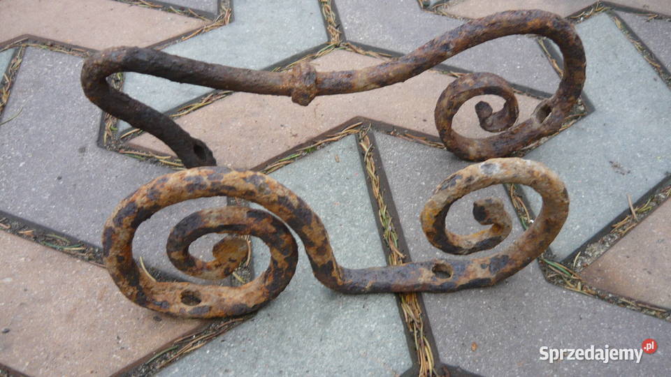 Okucia bryczki sań powozu kute kowalskie stare Sokółka