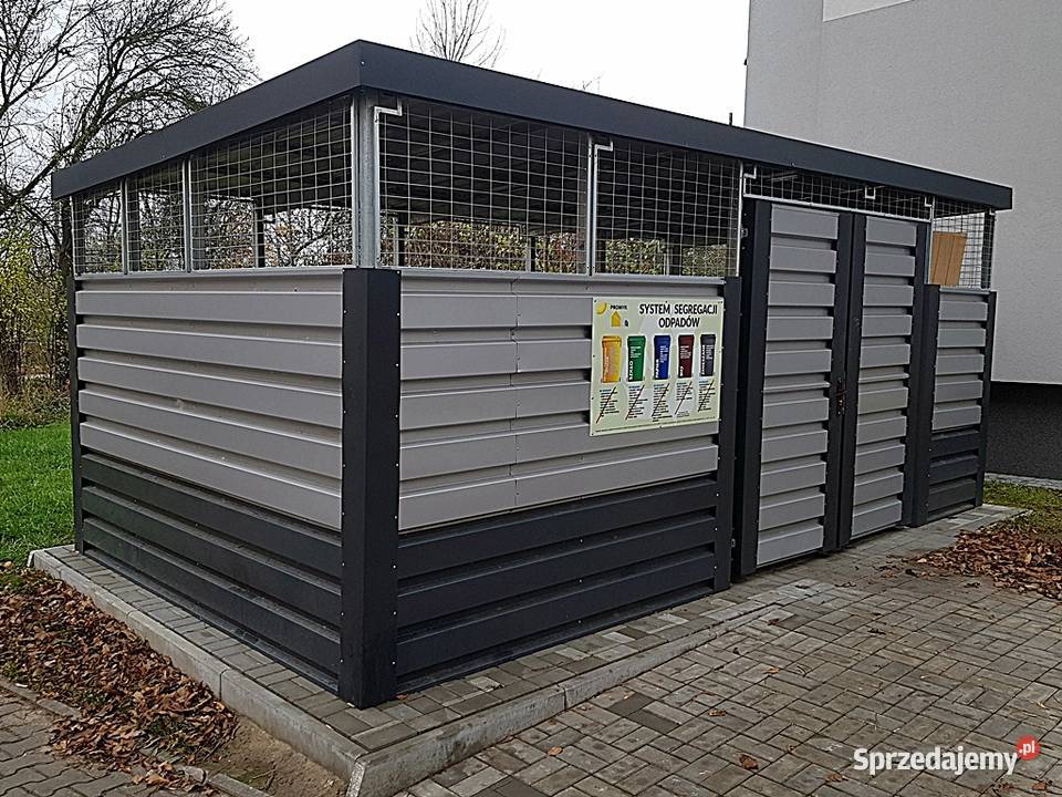 Wiata śmietnikowa 3x2 producent Ogród Szamotuły