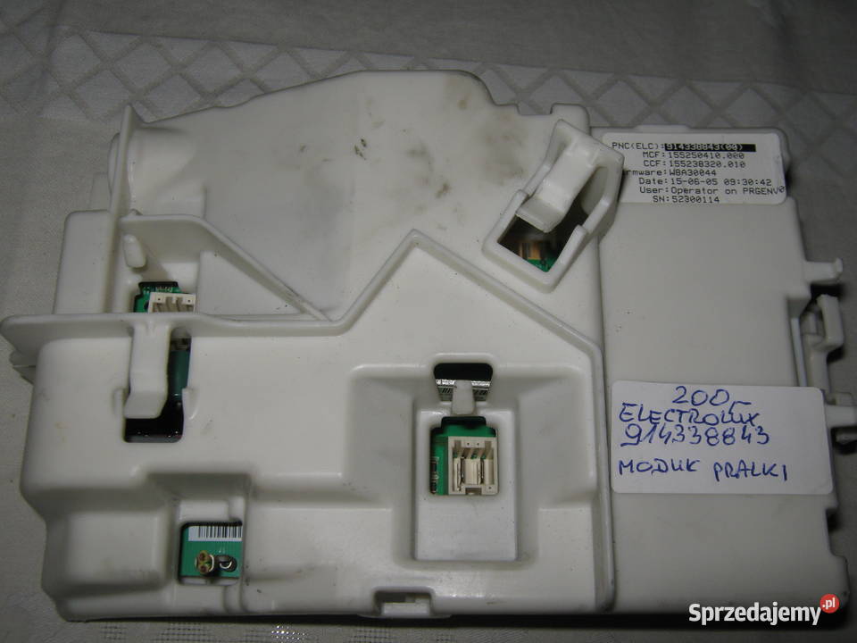 ELECTROLUX 914338843 MODUŁ PRALKI Nowy Sącz