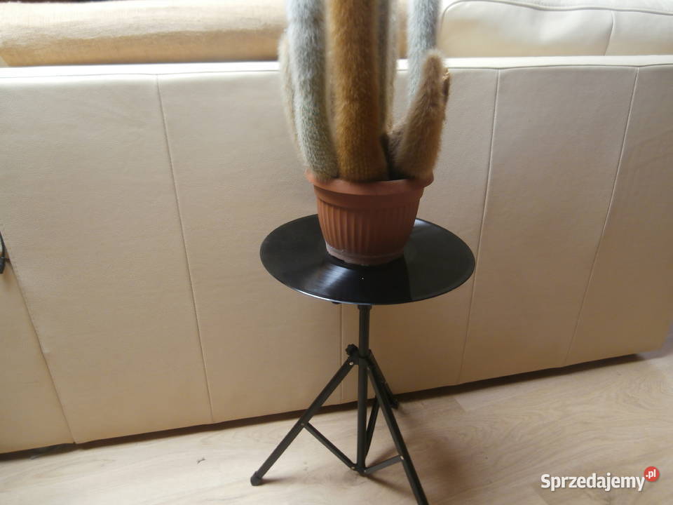 Stolik z płyty winylowej regulowana wysokość Choroń