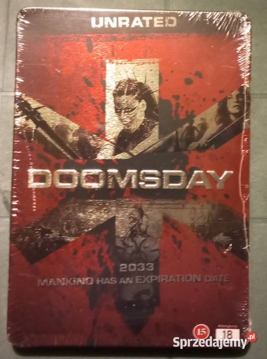 2 movies in 1 Doomsday Unrated DVD steelbook