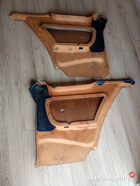 Mercedes w123 c123 boczek boczki niebieski welur osobowe Tarnowskie Góry