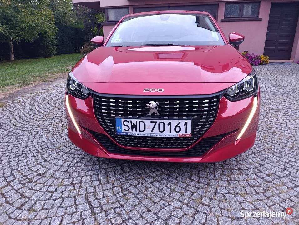 Peugeot 208 II salon Polska bezwypadkowy serwis benzyna Wodzisław Śląski