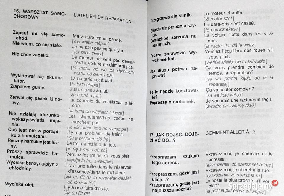 Francuski słownik z rozmówkami Mirosława Chełm