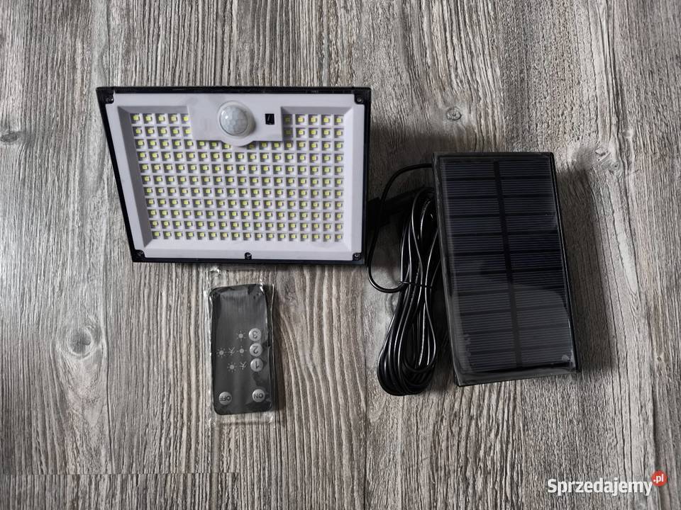Lampa solarna zewnętrzna pilot i panel solarny w Częstochowa sprzedam