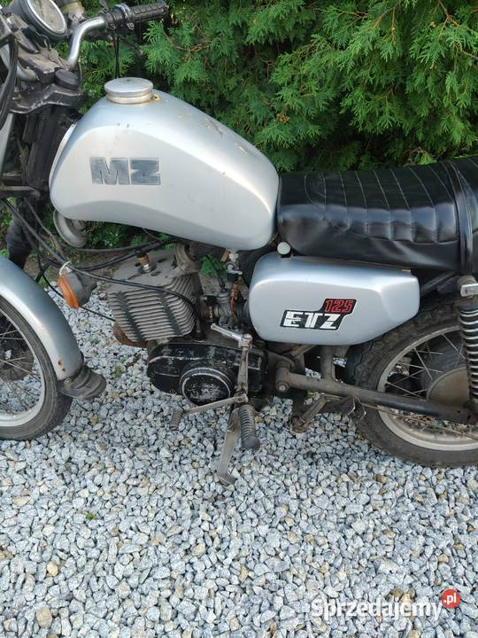 MZ etz 125 z dokumentami do rejestracji na białą