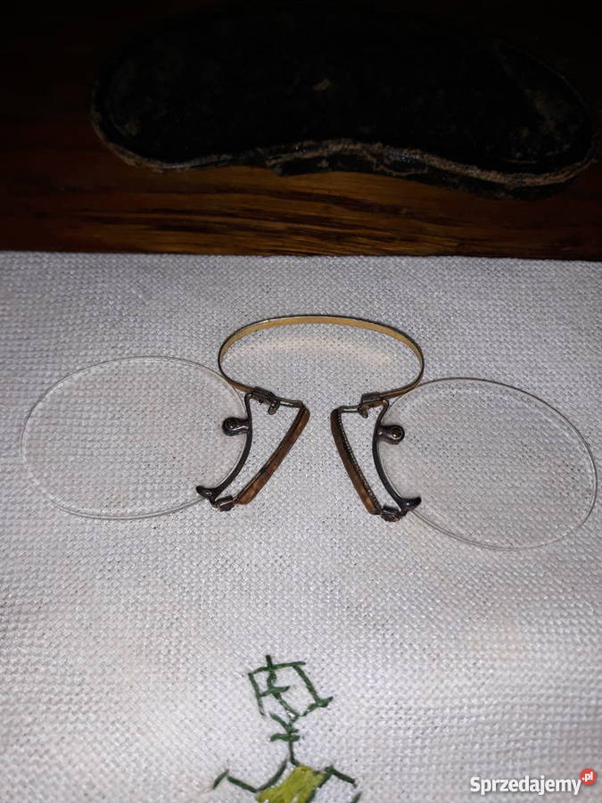 Okulary przedwojenne teatralne Antyki Tarnogród