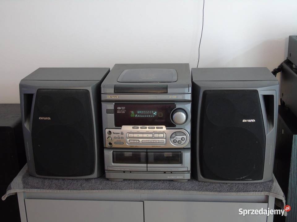 Wieża Aiwa kolumny RDS AUX CD 110 wat WYSYŁKA