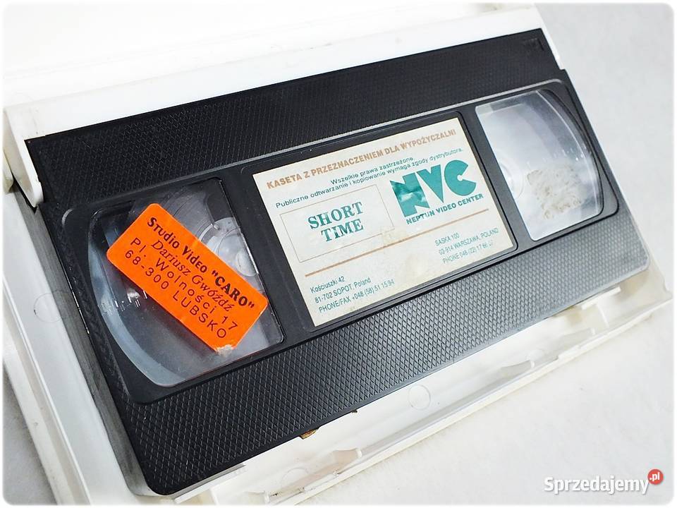 Kaseta VHS Short Time Wyścig z Czasem Film na Żary