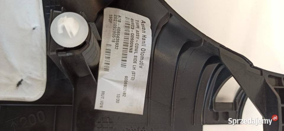 HYUNDAI BAYON OSŁONA PROGU LEWA PRZÓD 85823Q0900 Części samochodowe sprzedam