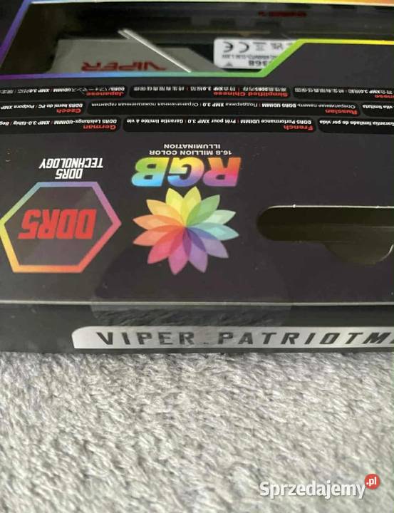 Pamięć RAM Patriot Viper Venom RGB 2x16GB sprzedam