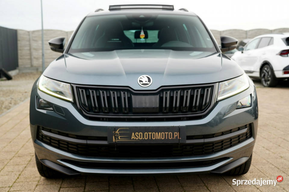 koda Kodiaq SPORTLINE acc kamera FUL LED skóra elektryczne lusterka Otmuchów