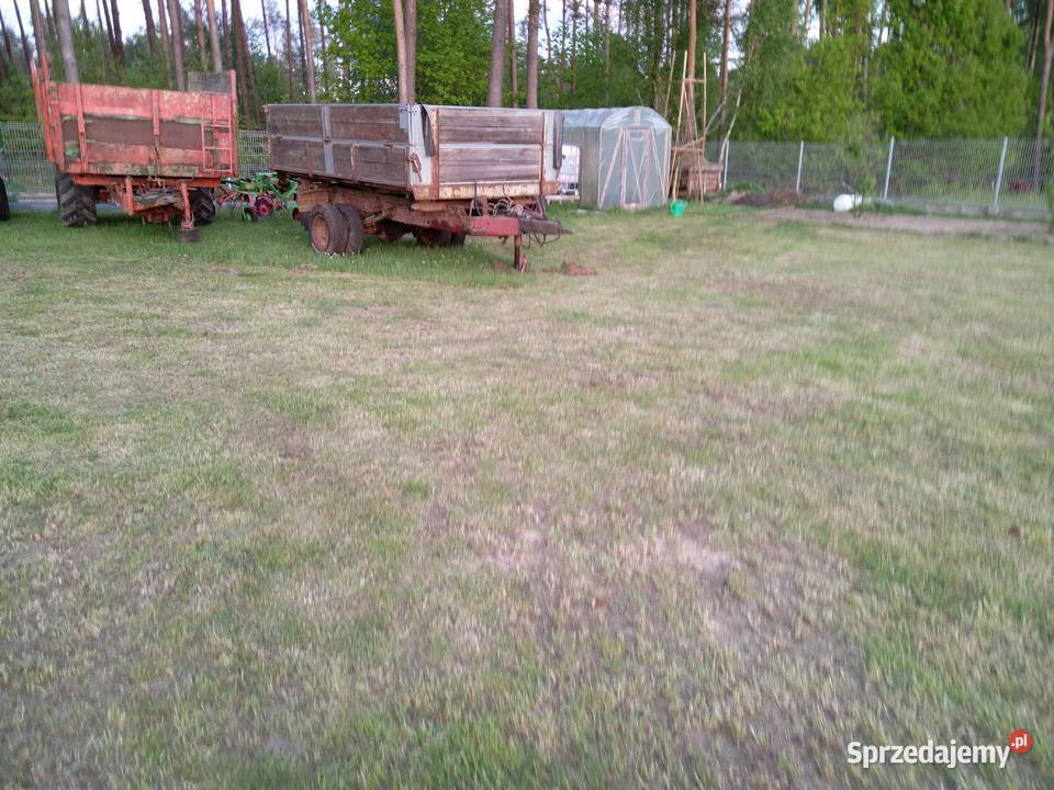 Przyczepa jednoosiowa 3 stronny wywrot nieuszkodzony Wiele