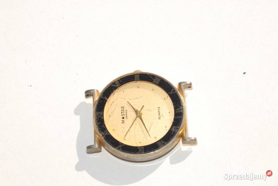 Stary zegarek M Star Japan quartz antyk