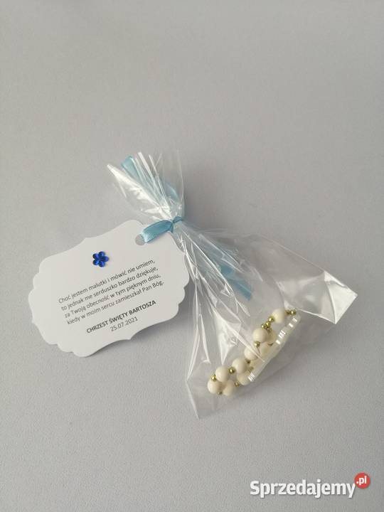 Podziękowanie Chrzest Chłopiec Różaniec Ecri A2 Poznań