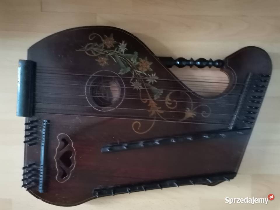 Stara Cytra skrzpcowa Art Deco z lata 20 tych Kraków