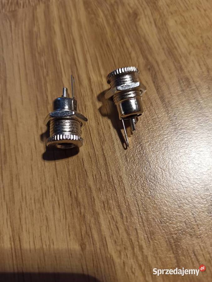 Gniazdo zasilania montaż 5525 metal x2 Elektronika Białystok sprzedam