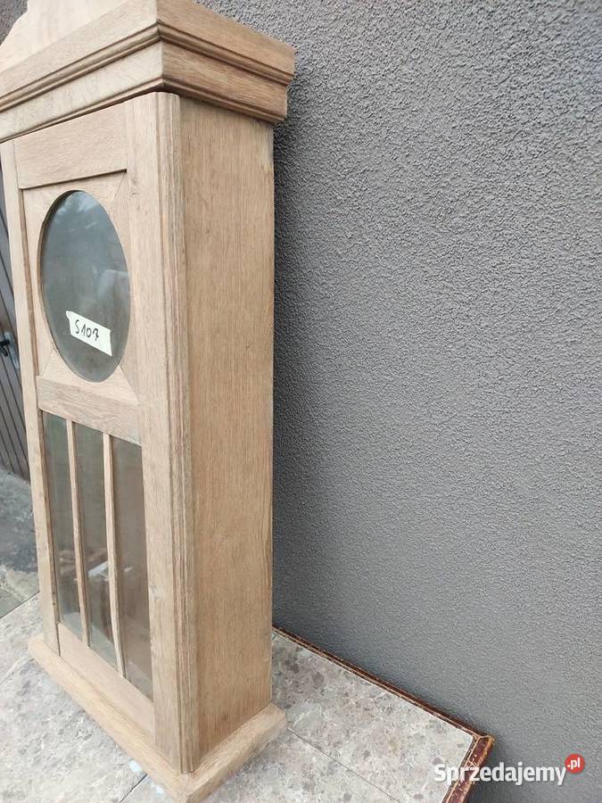 S107 Skrzynia obudowa starego zegara szafka Antyki, Sztuka, Kolekcje Tczew