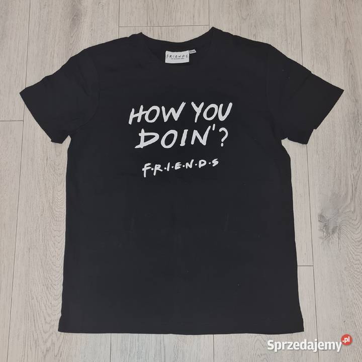 Koszulka chłopiec krótki rękaw Friends 158164 czarny Łódź sprzedam