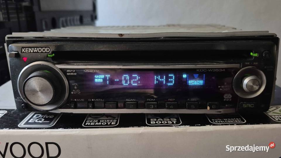 Kenwood KDCW3534 MP3 Radio samochodowe Łódź