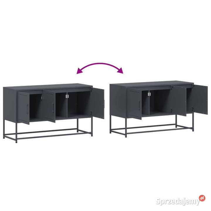Szafka pod telewizor antracytowa 1005x39x605 Warszawa