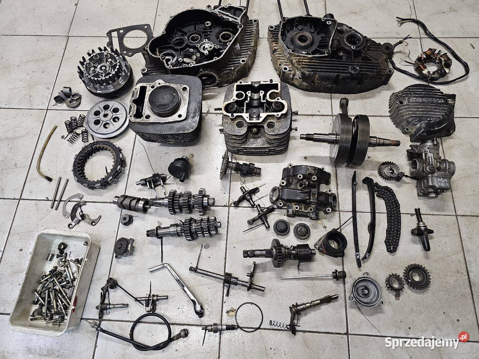 Cagiva Ala Rossa 350 silnik części wał kapa Jelenia Góra