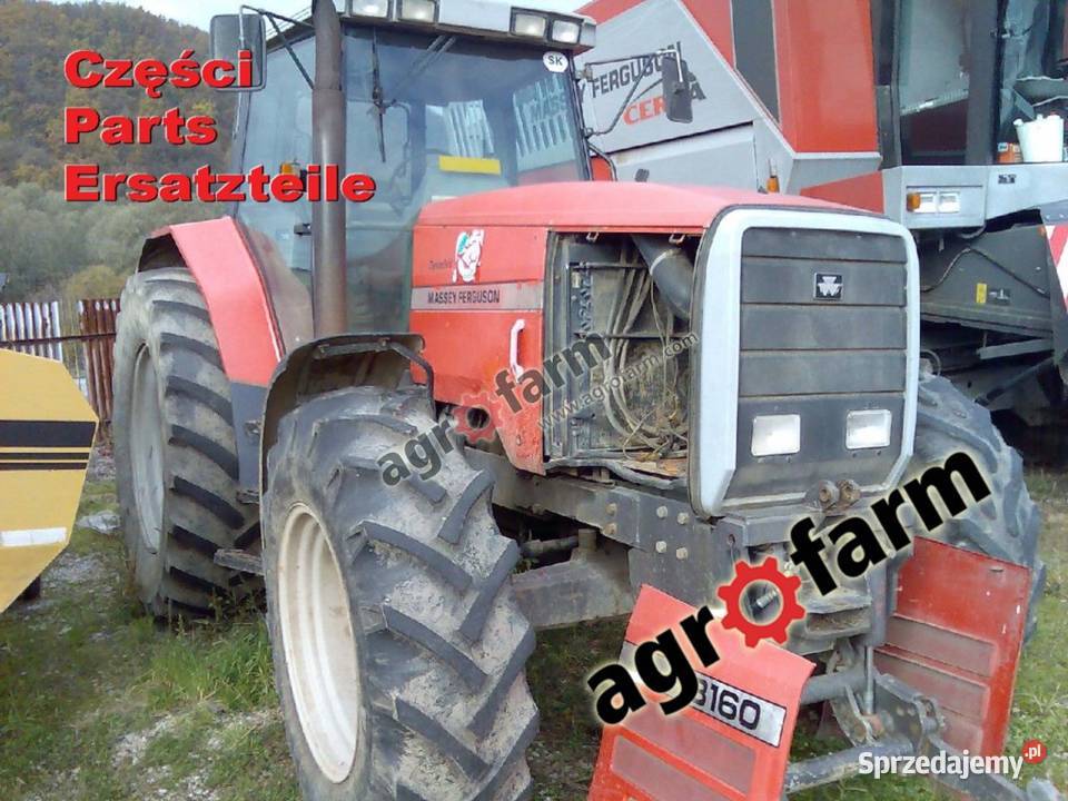 Massey Ferguson 8160 części silnik zwolnica oś Pozostałe dolnośląskie Byków
