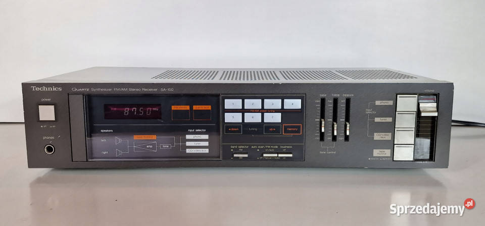 Amplituner technics SA150 SA 150 tuner radio Międzychód