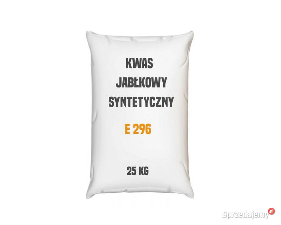 Kwas jabłkowy dodatek spożywczy E296 Nowe