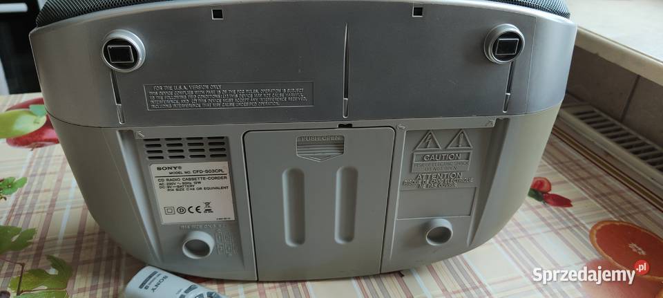 Radiomagnetofon SONY CFDSO3 CPL Sprawne Kielce