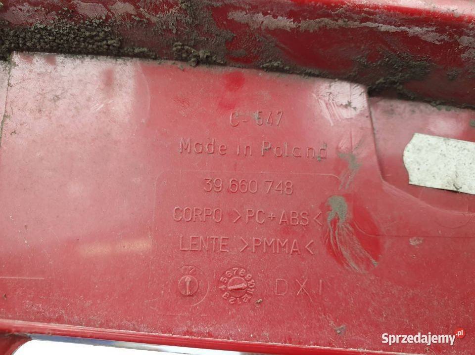 LAMPA PRAWA TYŁ FIAT SEICENTO 39660748 kujawsko-pomorskie Lipno