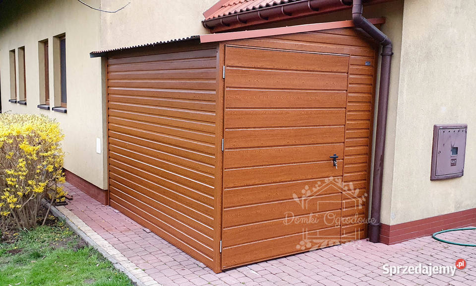 SCHOWEK DOMEK OGRODOWY 2m x 3m spad w lewo 1x Nysa