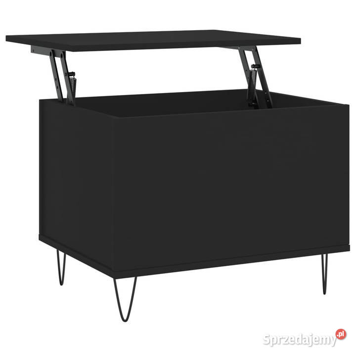 Stolik kawowy czarny 60x445x45 materiał mazowieckie Warszawa sprzedam