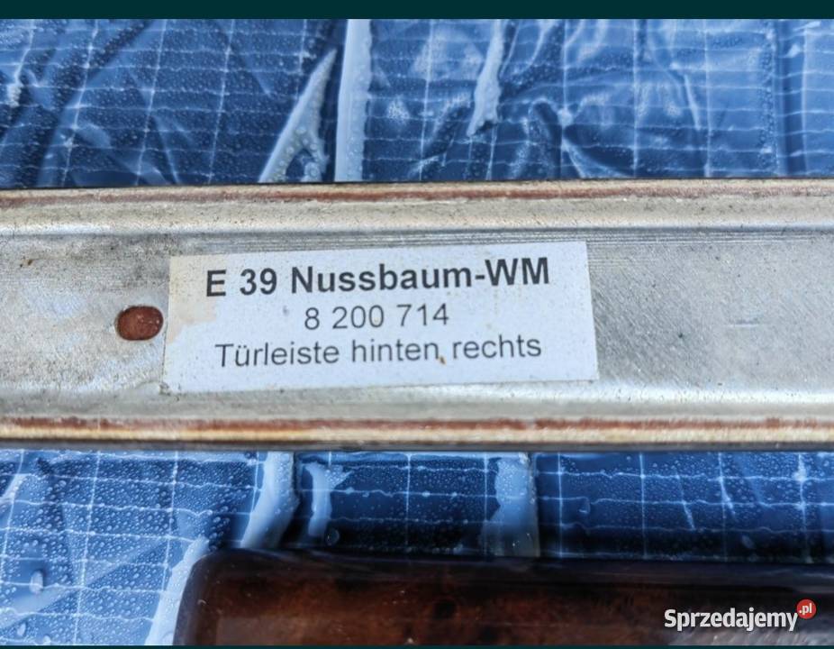 Dekory listwy ozdobne drewno BMW e39 komplet Pozostałe Żory