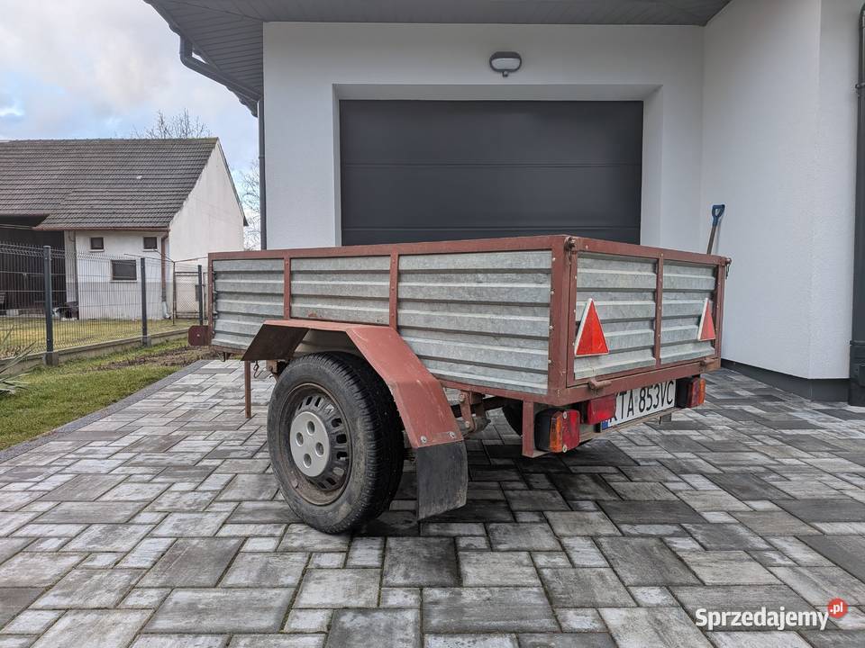 Przyczepa lekka SAM 2001 resory amortyzatory burtowe Wojnicz