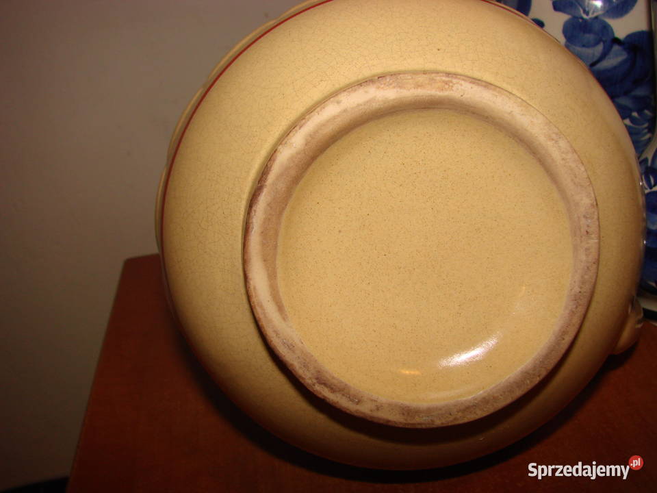 Bolesławiec wzór kaszubski dzbanek PRL Pruszcz Gdański