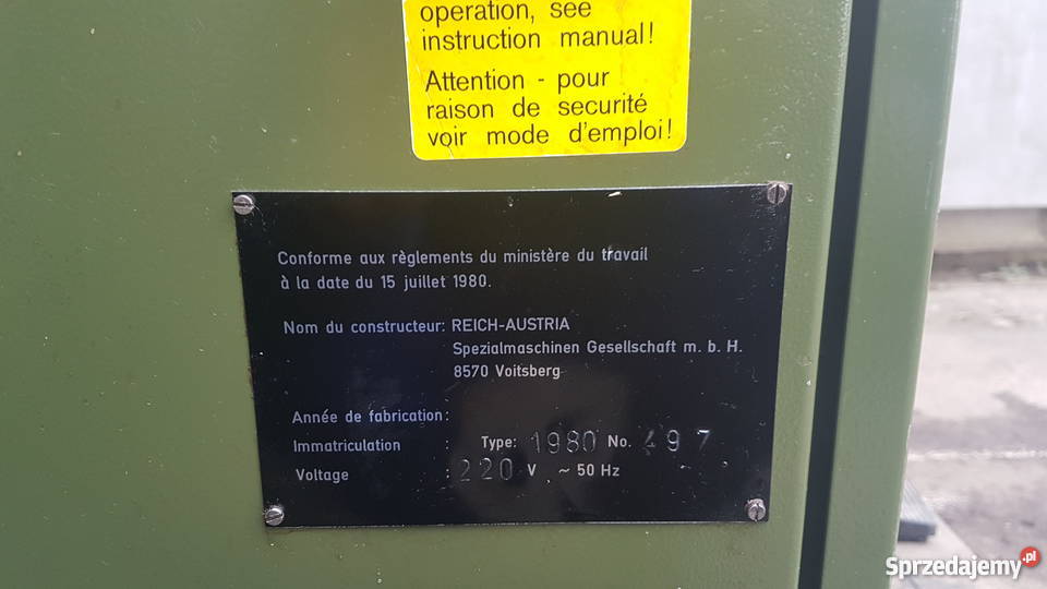 Frezarka do zarabiania krawędzi HOLZHER 1980 Karsin