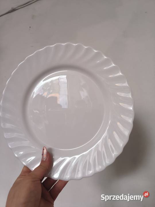 Zestaw talerzy białych Arcoroc20 mazowieckie Wojcieszyn