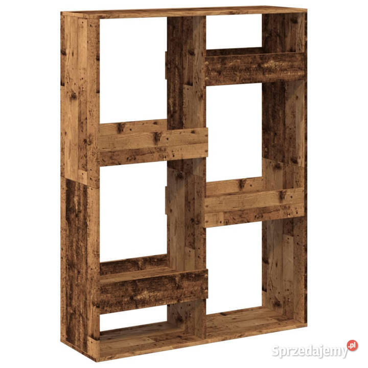 Regał stare drewno 100x33x135 materiał